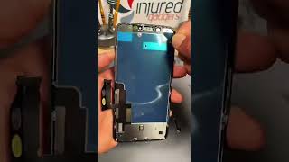 iPhone XR Screen Repair in under one Minute!                         #iphone #repair #phones