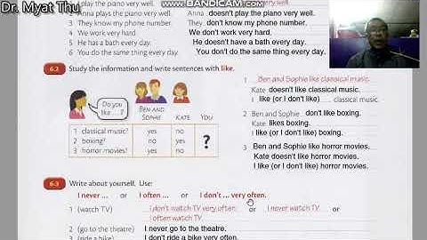 Saya Myat Thu Essential Grammar in Use Unit 006 Exercises