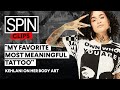 Capture de la vidéo Kehlani Explains The Meaning Behind Her Tattoos | Spin Clips