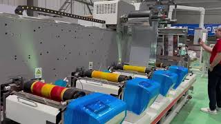 Self-adhesive Label Printing Machine | Delam/Relam, Cold Foil, Die Cutting Functions
