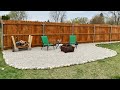 DIY Pea Gravel Patio