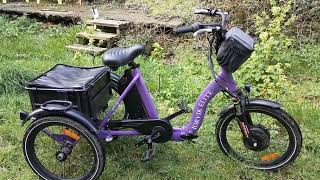 Jorvik folding electric tricycle review. @jorviktricycles
