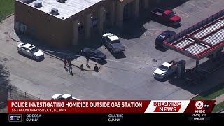 Man found shot to death in vehicle in gas station parking lot in Kansas City