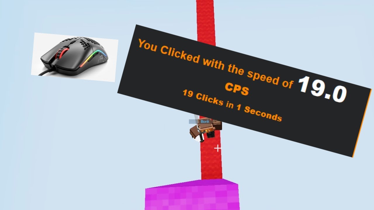 I got accused of autoclicking, So I used Handcam.. (Roblox Bedwars) 