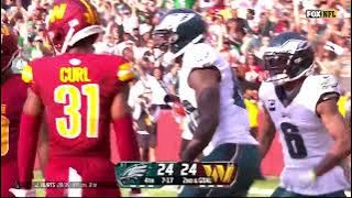 JULIO JONES FIRST TD AS AN EAGLE!!!! Eagles vs commanders NFL