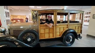 1930 Ford Model A Station Wagon Woody  The Elliott Museum Rocks!