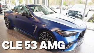 2026 Mercedes-AMG CLE 53 Convertible | MANUFAKTUR Matte Blue Walkaround & Interior Tour Official 2024 Mercedes Amg Cle 53 Convertible Model Redesign Release Date Details