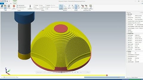 Dynamic OptiRough ToolPath Mastercam