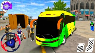 City Coach Bus Simulator 3D Driving Game New - Coach Bus Driving Simulator; Android Gameplay screenshot 2