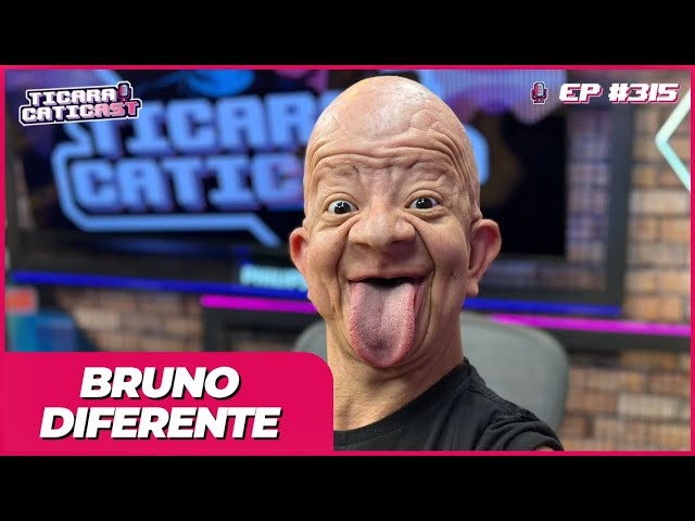 Bruno Diferente fazendo suas caretas no Ticaracaticast