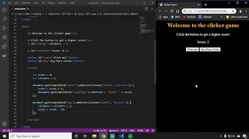 Clicker Game JavaScript 2