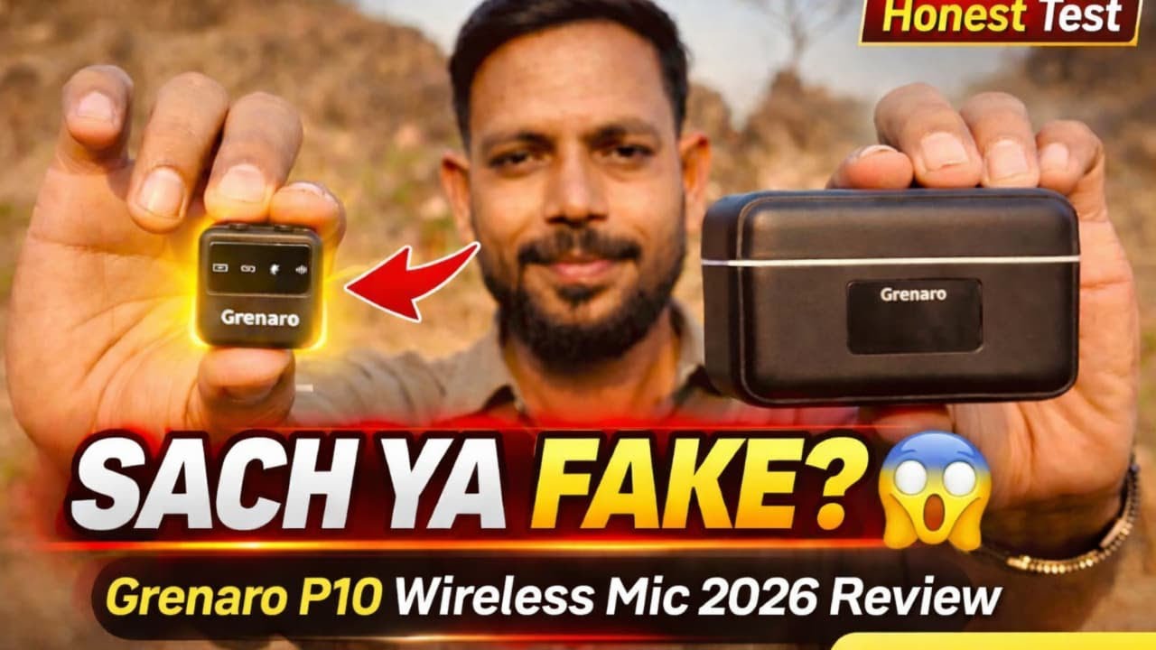 SACH YA FAKE?Grenaro P10 Wireless Mic 2026 Review