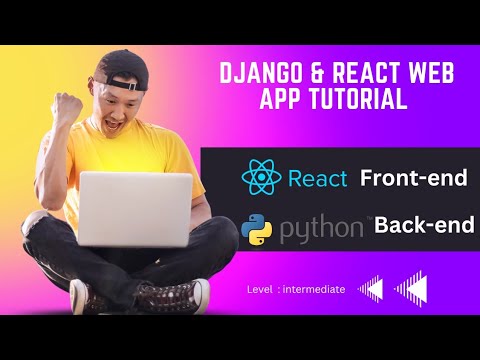 React ,python and dijango full stack project in 2 Hours - YouTube