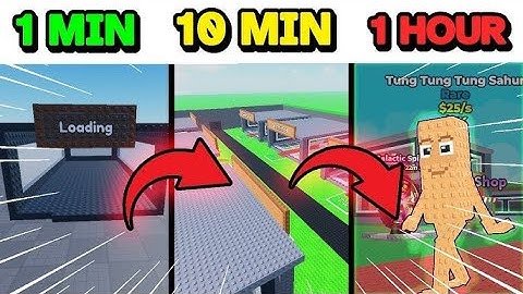 How to make a Steal a Brainrot game in Roblox studio in just 1 MINUTE!