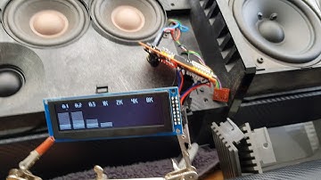 ESP32 FFT Audio Spectrum Display - 256 x 64 OLED.