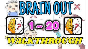 HOW TO BEAT BRAIN OUT?! || Levels 1-20 Walkthrough