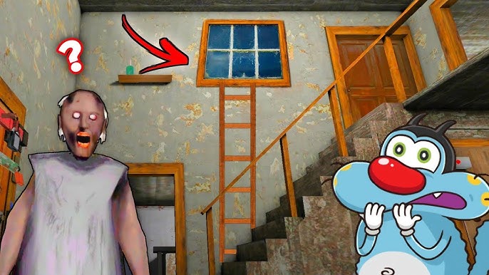 Slender man & slendrina In Granny Chapter Two House With Oggy and Jack from  indinax Watch Video 