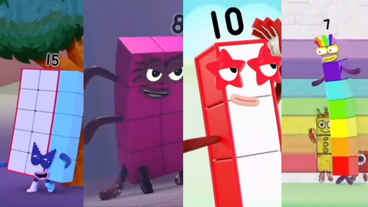 Number Blocks Rotten Rotten to the Core Numberblocks Descendants PMV - YouTube