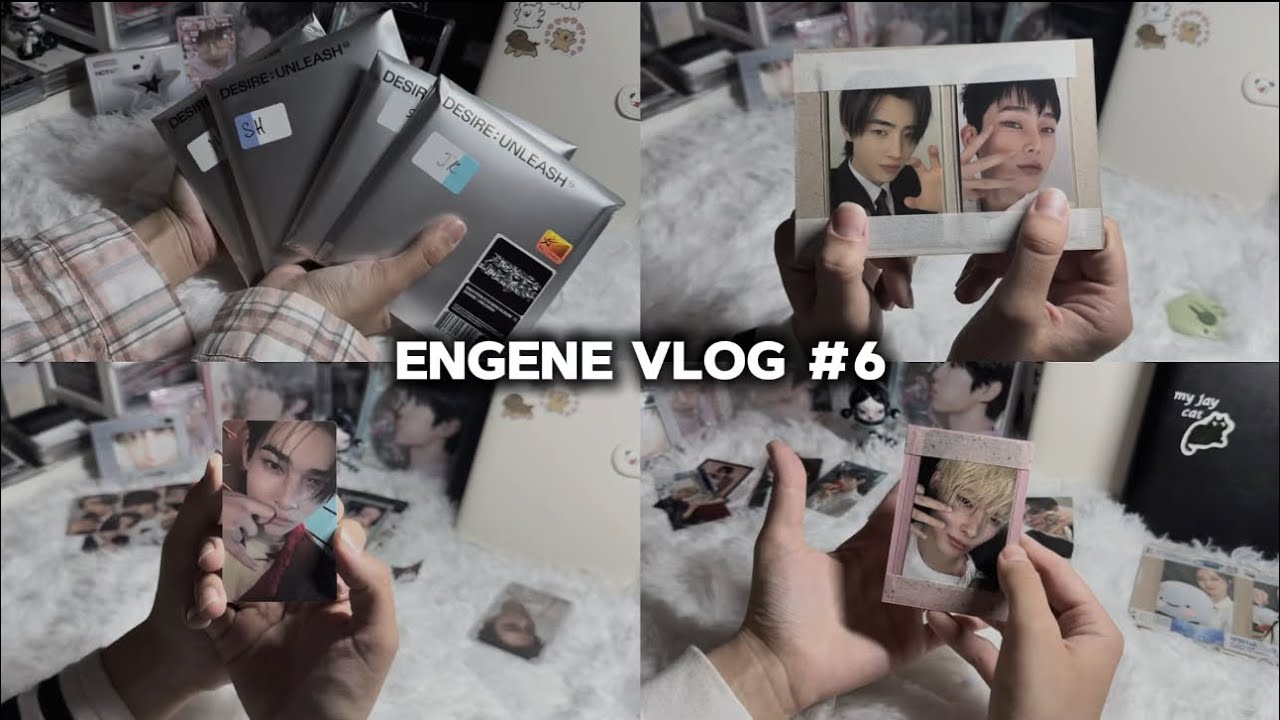 распаковка карт enhypen ★