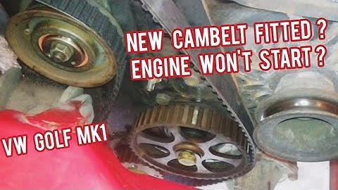 GOLF MK1 : Engine won