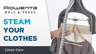 How to easily steam your clothes? | ROLL & PRESS | Rowenta