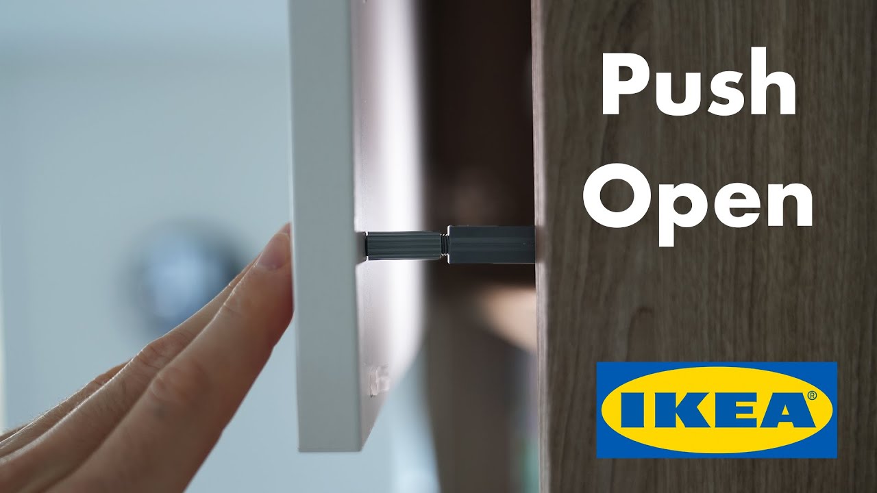 How to install an IKEA push opener 