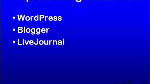 The Power of Blogs - So Fruity Web Design Video Series