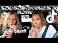 my TIKTOK FOR YOU PAGE chooses my drinks for a week