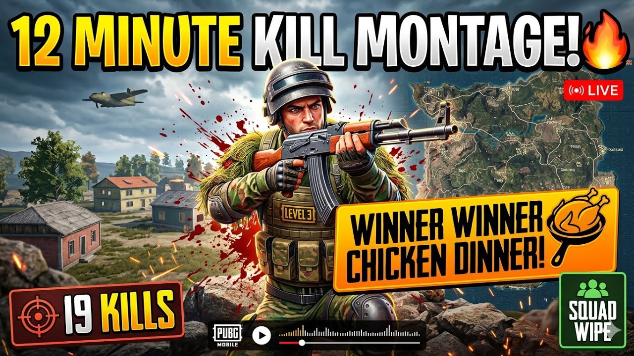 Non-Stop Squad Wipes & Reflexes 💀 | PUBG Mobile Montage - YouTube