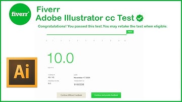 Fiverr Adobe illustrator Skill Test Answers 2022/2023 | Adobe illustrator Test Answers 2020/2023