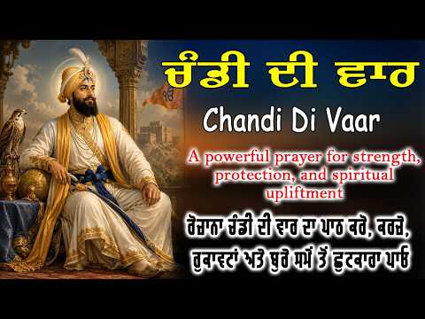 Chandi Di Vaar Path|ਸ਼ਕਤੀ, ਨਿਡਰਤਾ ਅਤੇ ਚੜ੍ਹਦੀ ਕਲਾ ਲਈ |Full Gurbani |ਗੁਰੂਗੋਬਿੰਦ ਸਿੰਘ ਜੀ ਦੀ ਬਖ਼ਸ਼ੀ ਹੋਈ
