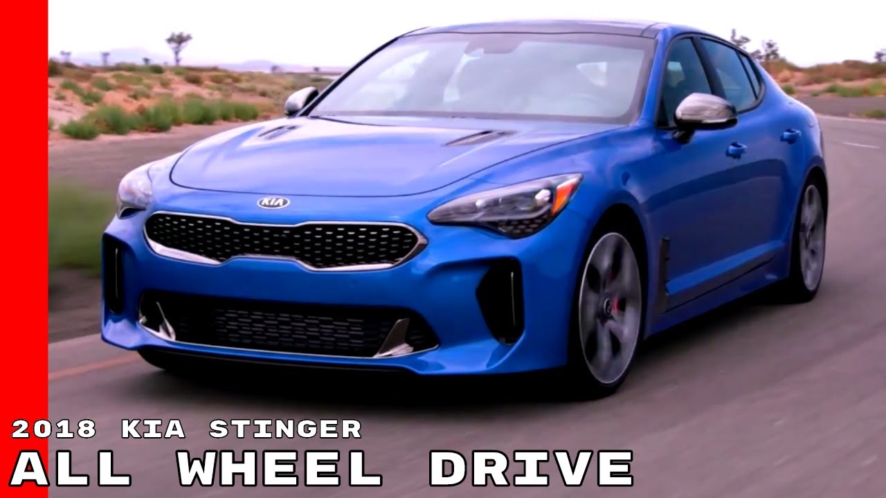 2018 Kia Stinger Gt2 Awd All Wheel Drive Youtube