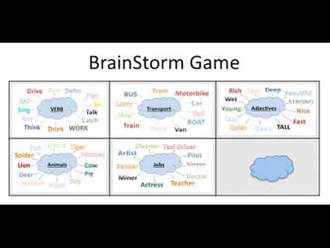 Brainstorming by Creating a Game