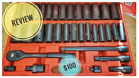 UNBOXING & REVIEW Neiko 1/2" Drive Deep Impact Socket set Metric / SAE in Case  LOVE IT