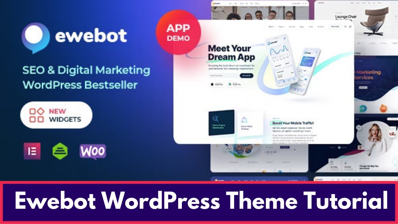 Ewebot Theme Demo Installation Tutorial Complete Guide - Real GPL