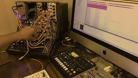 Jam Session w/ DFAM Mother32 Modular Digitone and Octatrack