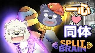 【Split Brain】二人は一心同体！【日寺ハクユ/持月之和】