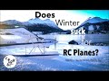 Does winter suck for RC planes? Let&#39;s try the DHC Turbo Beaver with skis/floats on the snow! Review