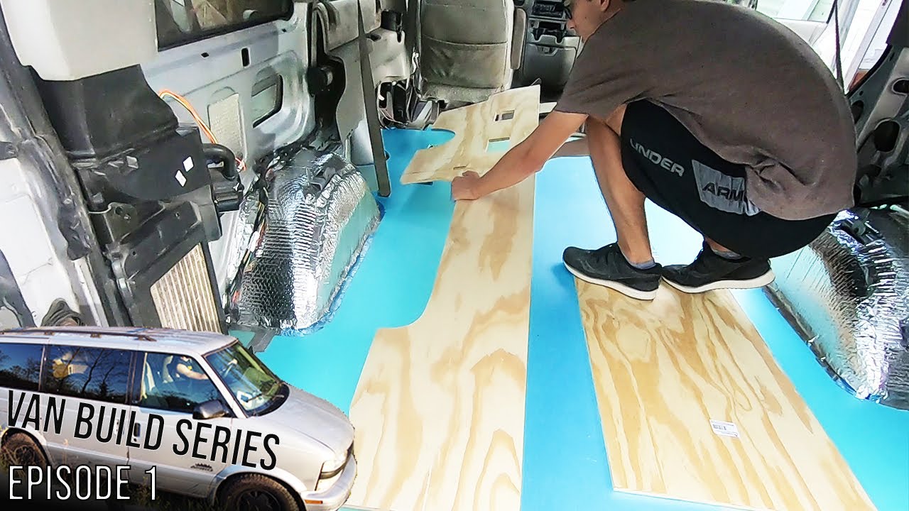 Van Build - How to Install Floor in a Van - YouTube