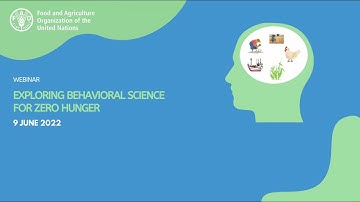 [FAO] Exploring Behavioural Science for Zero Hunger