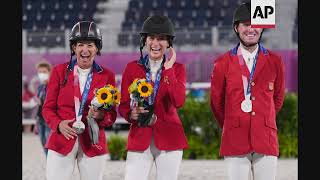Glory days: Jessica Springsteen wins silver in her Olympic debut