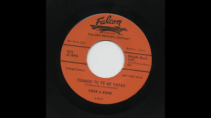 Rene Y Rene - Cuando Tu Te Me Vayas  - Falcon 1875