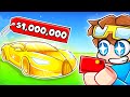 $1 vs $1,000,000 CAR in Roblox!