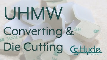 UHMW PE Film & Tape Converting: Adhesive lamination, Custom Slitting, Die Cutting