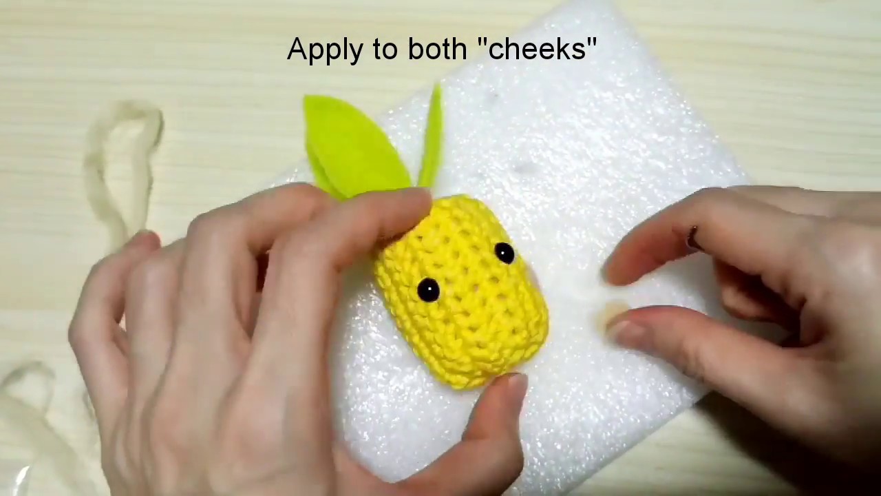 Needle Felting tutorial How to needle felt leaves for Fruits Buffet