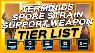 HELLDIVERS 2 | THE BEST & HONEST TERMINIDS SPORE STRAIN SUPPORT WEAPON TIER LIST