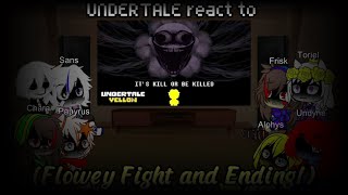UNDERTALE reacts to UNDERTALE YELLOW: Neutral Route (Flowey Fight and Ending!)