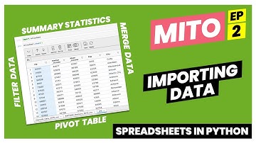 Mito Tutorial Ep. 2 - Importing Data