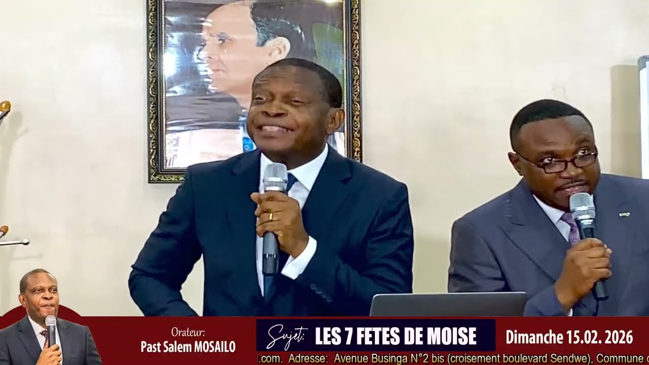 Dimanche 15.02.2026 | Thème : LA DEMEURE FUTURE | Sujet : LES 7 FETES DE MOISE