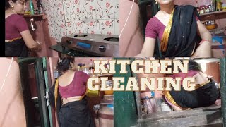 #cleaning vlog.#Indian house wife kitchen cleaning vlog.#trending ❤️